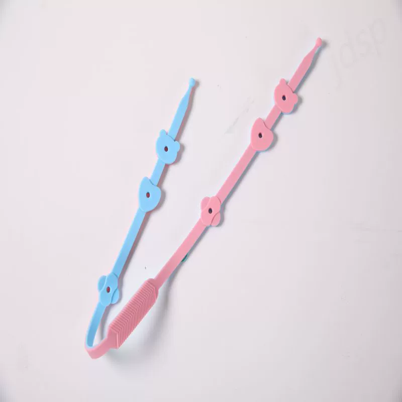 Teether, children's lanyard holder, toy for correct bite for baby comfort, pacifier, silicone Reins leash