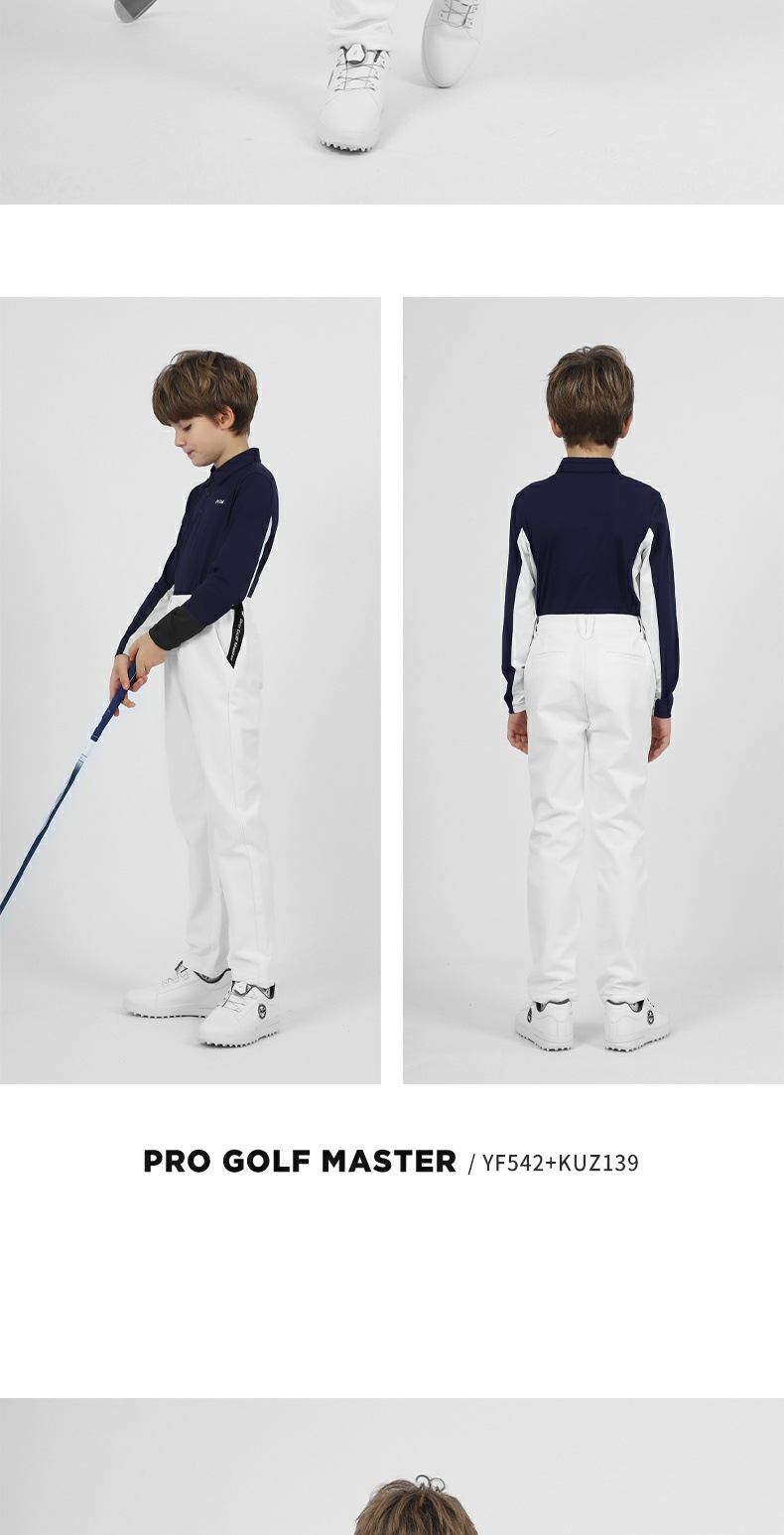 Quần dài golf thể thao bé trai dày giữ ấm mùa thu đông — KUZ139-Màu Xanh nước biển [bên trong sưởi ấm], KUZ139-Đen [bên trong sưởi ấm], KUZ139-Trắng [bên trong sưởi ấm] chi tiết 9