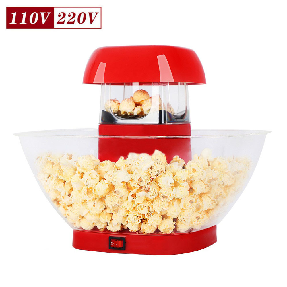 Transfronterizo 110V máquina de palomitas de maíz doméstica pequeña máquina de palomitas de maíz eléctrica máquina de palomitas de maíz de voltaje