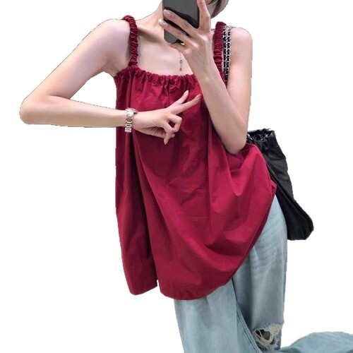 Summer Dopamine Strappy Tank Top 2025 Women's Summer Design Inspired Minority Outerwear Sleeveless Cardigan Backless Top