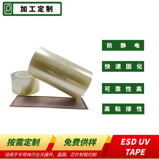 Esd Uv Tape Transparent Tape 3Kz Anti-Static Tape Wafer Protective Film Uv Tape