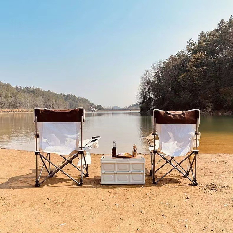 Silla de camping reclinable plegable al aire libre portátil ultraligero pesca ocio taburete camping almuerzo descanso respaldo Silla de playa