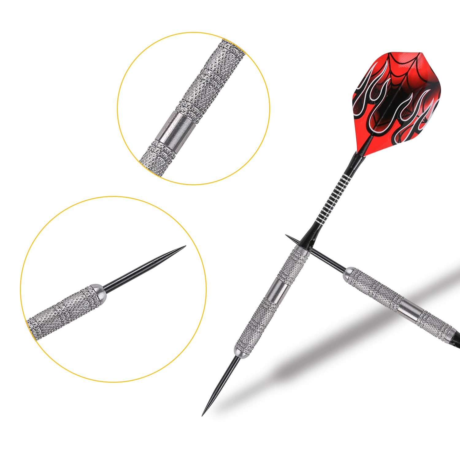 Darts, electronic entertainment set for leisure, 16182224G, Tungsten steel