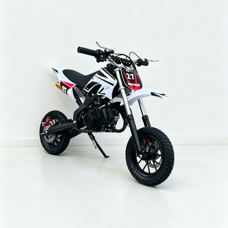49Cc Two-Stroke Children's Mini High-Performance Two-Wheeled Off-Road Mountain Motorcycle Manufacturer's Supply for Cross-Border E-Commerce