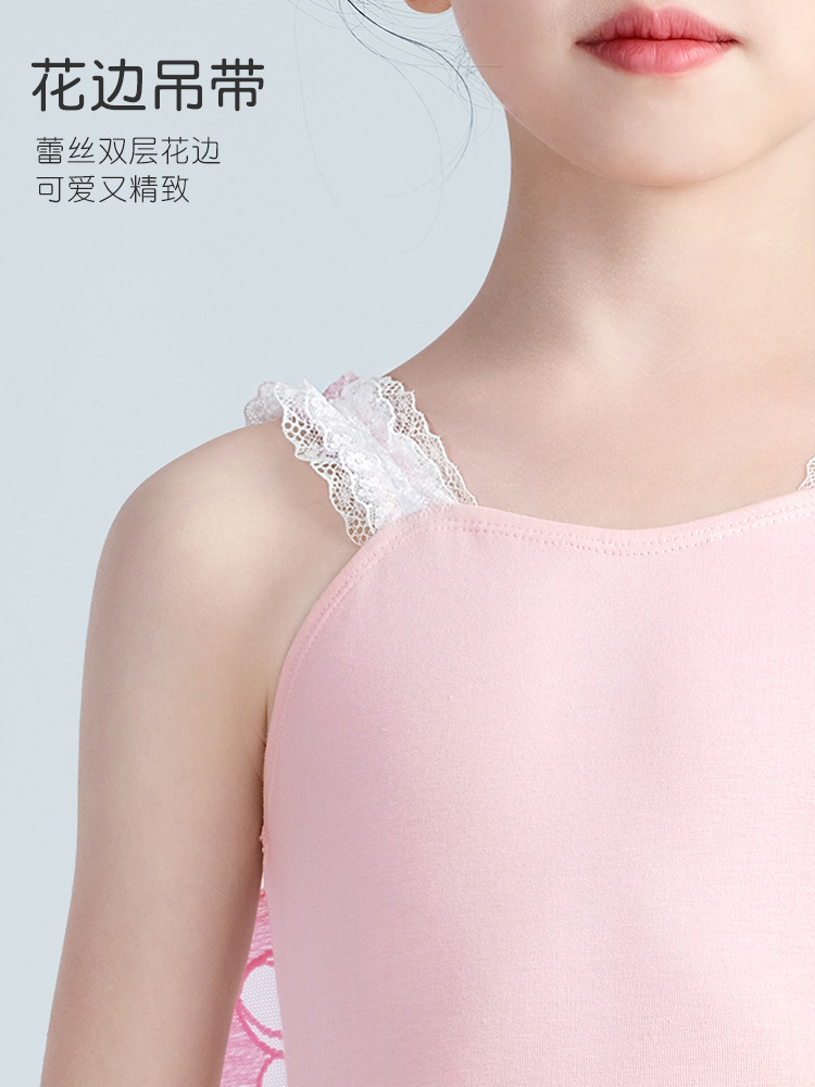 2025 primavera nuevo estilo niña lazo de algodón honda traje de baile de una pieza estilo princesa actuación en el escenario ropa de práctica