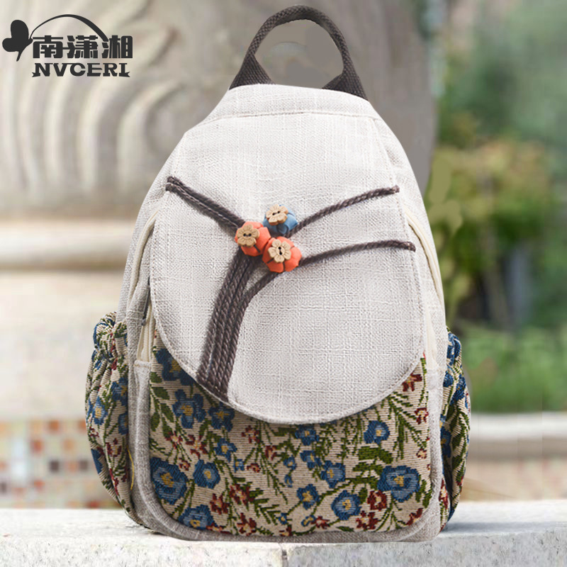 Scenic Bag Lightweight Casual Travel Bag Designer Bag Artistic Retro Ancient Town Bag Women's Bag Backpack Women's
