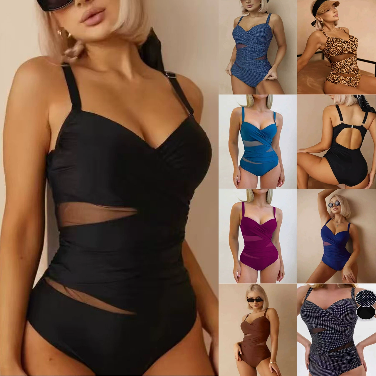 CyulinnyK2024 Россия новый нейлоновый сплошной цельный купальник сексуальный без спинки