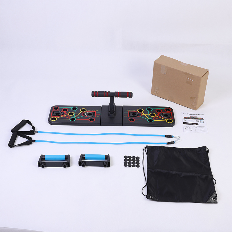 20-hole push-up board multi-functional fitness board home support chest muscle abdominal muscle training exercise board fitness equipment