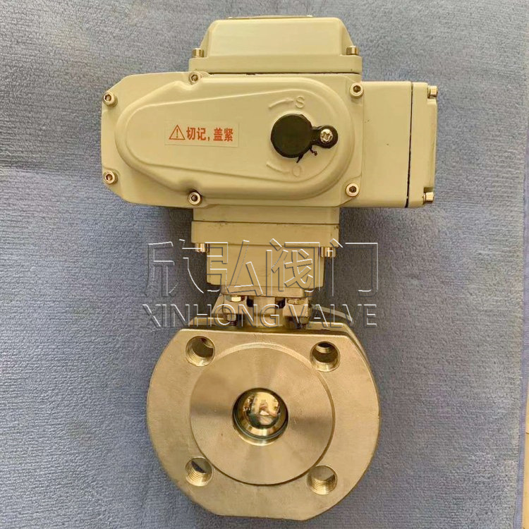 Q971F电动对夹式球阀 不锈钢软密封 快速开启关闭智能调节型球阀