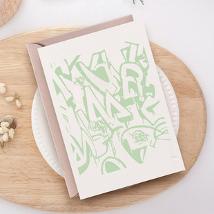 Creative Pattern Abstract Graffiti Template 1 Hot-Selling Painting Hollow Template Wall Painting Journal Decoration Masking Wholesale