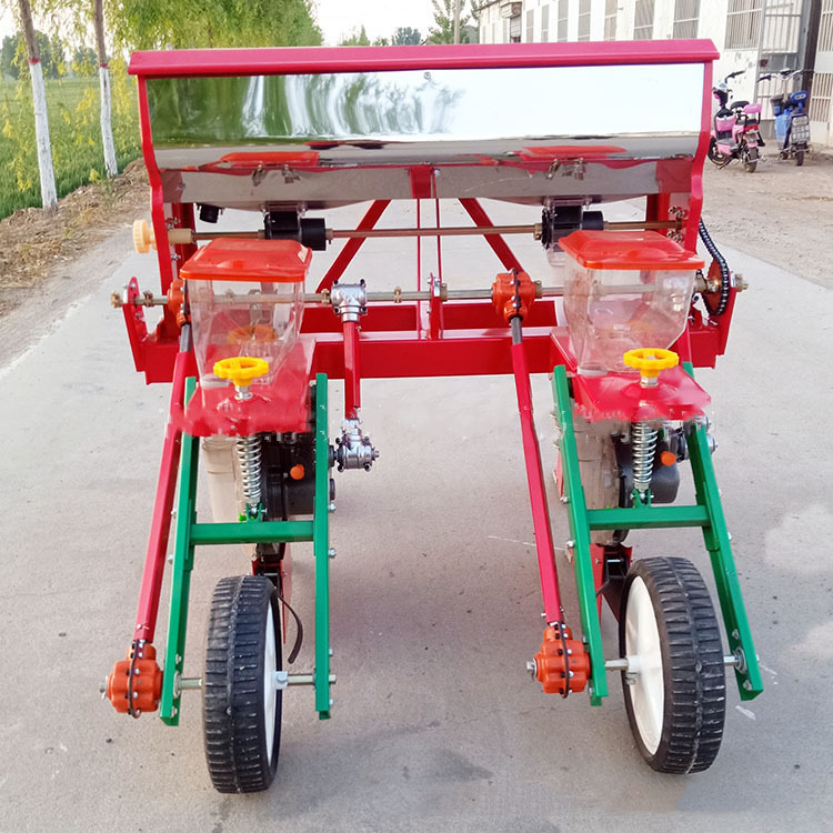 两行大豆玉米播种机 悬浮式玉米播种机 玉米施肥播种一体机