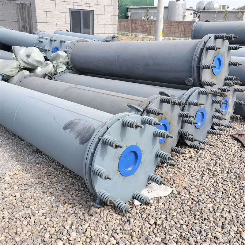 转让二手石墨冷凝器  化工真空冷却设备 二手工业冷凝器