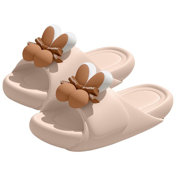 Thick bottom slippers women's summer outdoor 2025 new home indoor bathroom non-slip deodorant cute eva sandals for women