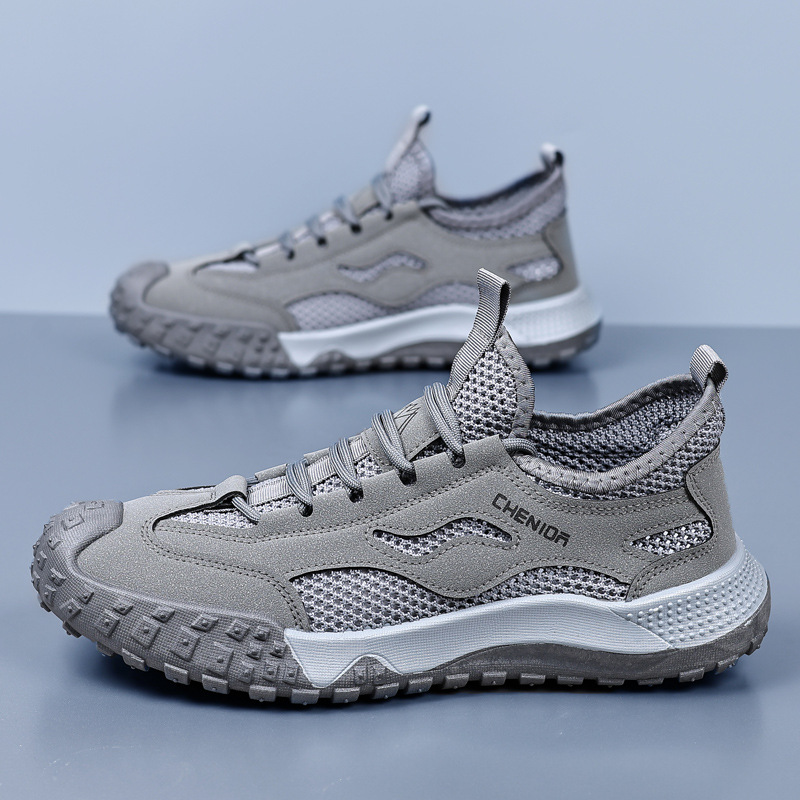 Zapatos de seguro laboral, anti-rotura y anti-perforación para hombres, zapatos de verano transpirables y ligeros para trabajadores, zapatos de trabajo Baotou aislados, zapatos de protección antiguos a prueba de olores