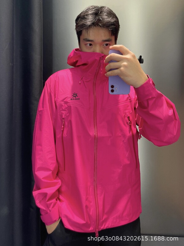 原厂高品质KAI@凯乐博格达户外登山轻量防风防水男女款冲锋衣外套|undefined