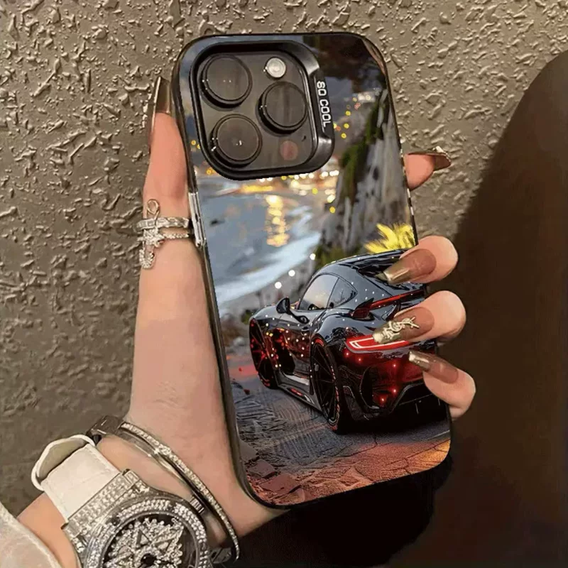 [Ан Apple, совместимый суперкар, iPhone16, iPhone14 Pro, чехол для телефона, (посредничество между границами), 15/14, 15promax, 12]