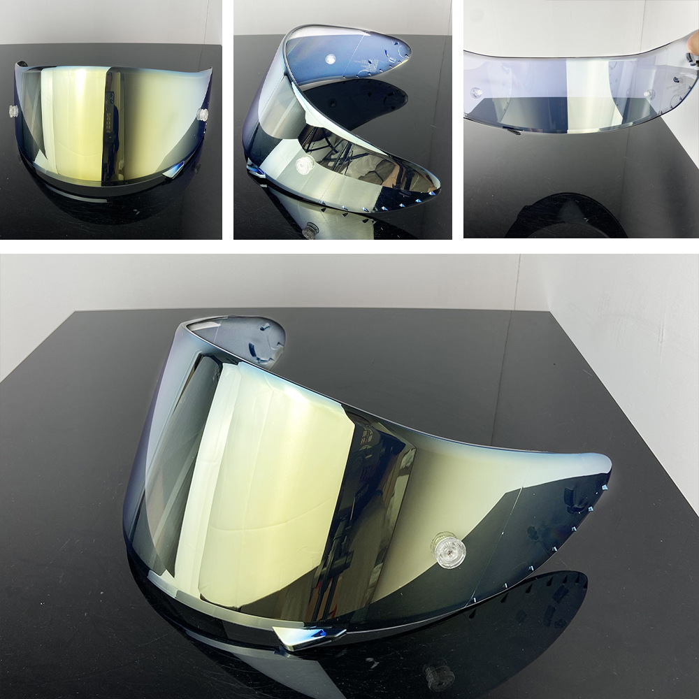 X14 Large Nail Buckle Helmet Lens Suitable for Z7 Nxr Rf1200 Xspirit Electroplated Helmet Mirror