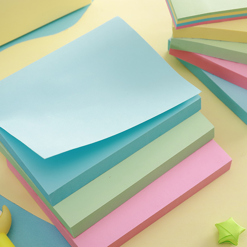 Post-it note rectangular 76*50 small color cartoon N times sticky note paper cartoon office supplies paste book