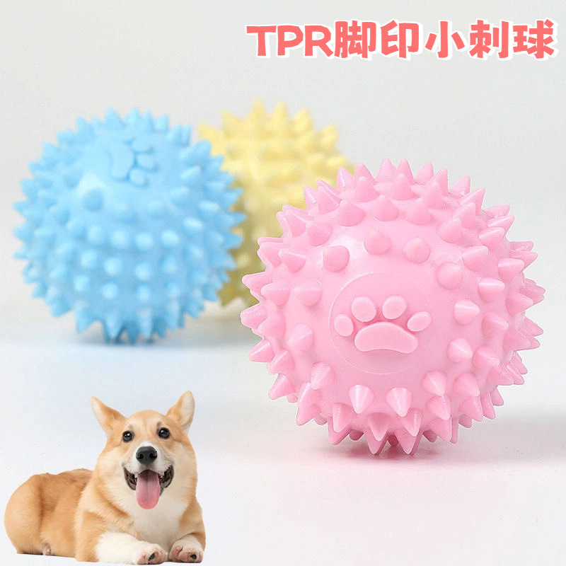 Nuevo juguete para perros multicolor hueco picador bolas mordidas molares mascotas auto-hi alivio aburrido electrodomésticos al por mayor