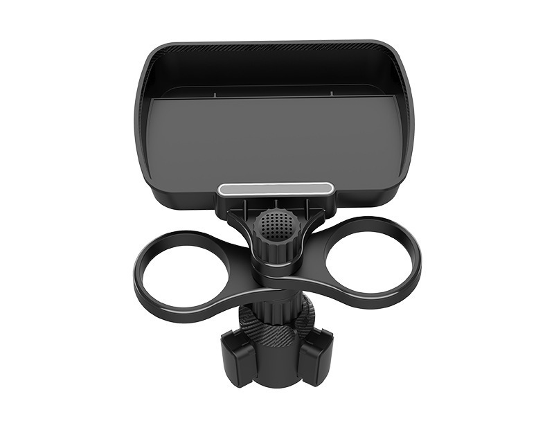 Car-Mounted 360-Degree Rotating Tray, Car Drink Holder, Coffee, Burger, and Cup Holder, Multifunctional Storage Small Dining Table