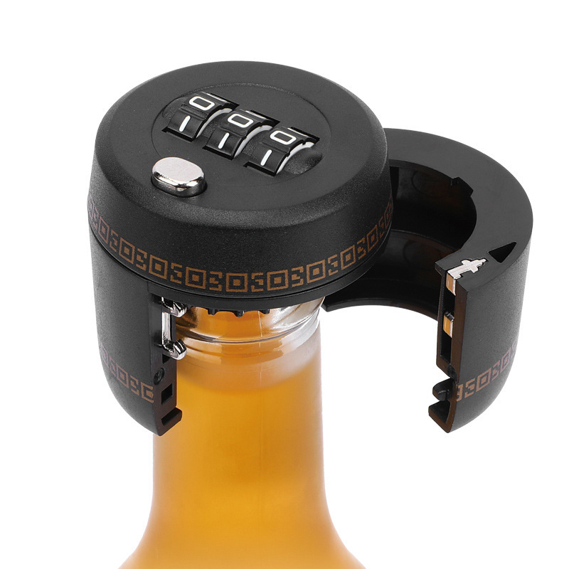 Cross-Border E-Commerce Amazon Bottle Cap Lock Red Wine Wine White Wine Password Bottle Cap Lock Wine Bottle Lock Password Lock