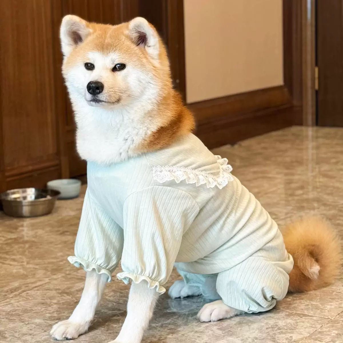 Large Dog Clothes, Summer Thin Style, for Golden Retrievers, Akita, Labrador, Medium and Large Dogs, Anti-Shedding Four-Legged Clothing