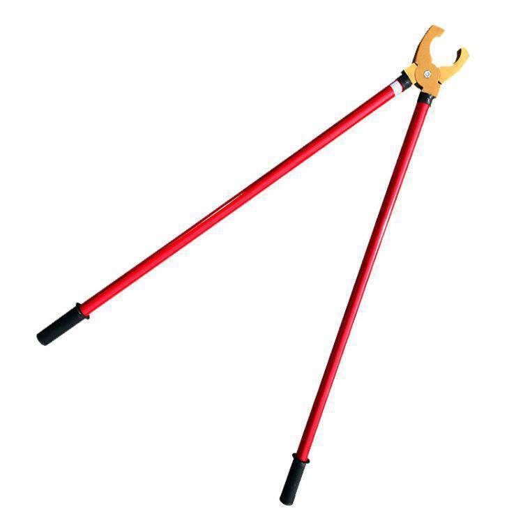 Electrical safety insulated tong pliers 10KV handheld jaw clamp power construction lightweight protective pliers