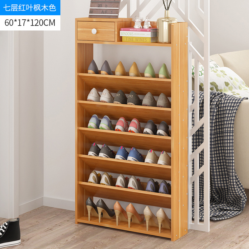 Estante de zapatos estrecho y simple porta armario de zapatos estante de almacenamiento doméstico multicapa de gran capacidad armario de zapatos de almacenamiento económico