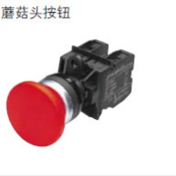 供应TAYEE上海天逸按钮开关φ22蘑菇头按钮自复LA42M-11/G绿