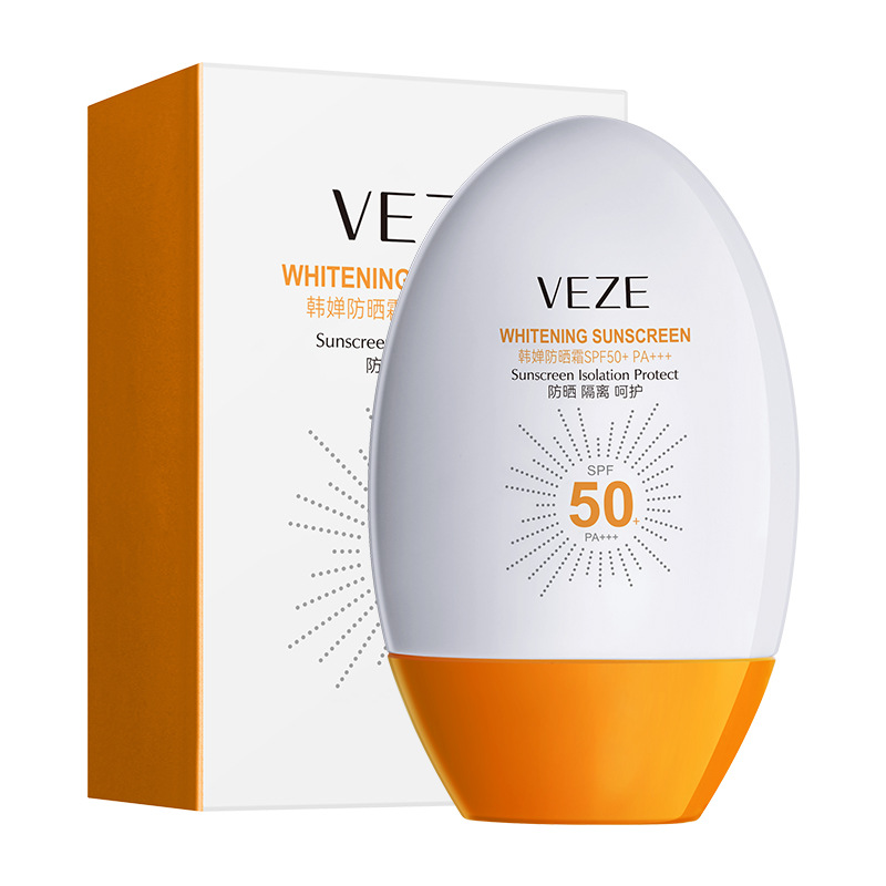 Fanzhen Han Chan Protector solar 50+++ Protección aislante Anti-UV Loción de protección solar refrescante y no grasa para el rostro de la mujer