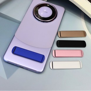 Aluminum Alloy Ultra-Thin Invisible One-Piece Frame Cnc Groove Lazy Bracket Universal Mobile Phone Case Accessories Without Blocking Charging