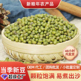 新货东北绿豆5斤袋真空装老品种毛绿豆杂粮易出沙解暑绿豆汤材料