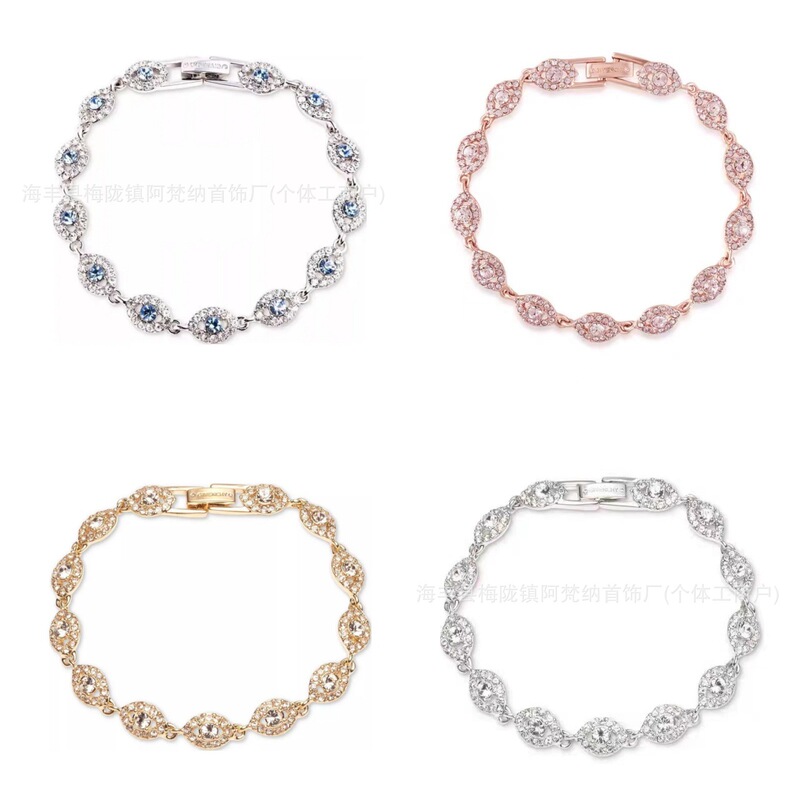 Gvc Ji's High-Quality Angel Eye Bracelet Is Versatile, High-End, Shiny, European and American Popular Bracelet Jewelry