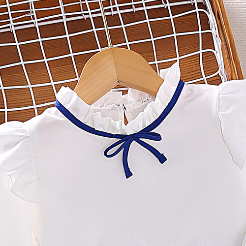 Children's Set 2024 Spring New Children's Clothing Fringe Long-Sleeve Top and Pants Cross-Border Trade Wholesale Children's Apparel