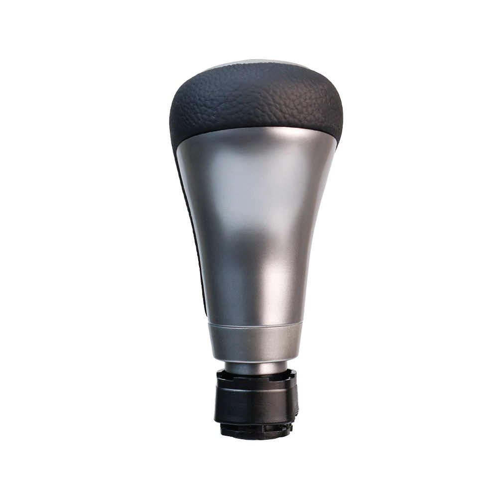 Suitable for Mercedes-Benz W176W246 manual transmission gear shift knob in silver, cabin accessory