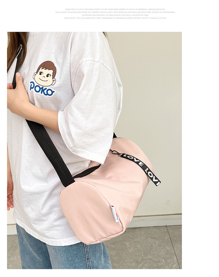 Unisex Fashion Solid Color Nylon Travel Bags display picture 3