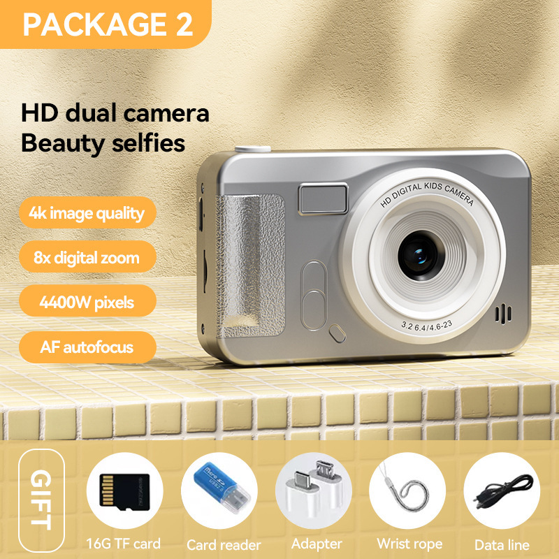 2024 越境新製品デジタルカメラ 2.4inch レトロカメラデュアルカメラ便利な CCD カードカメラ|undefined