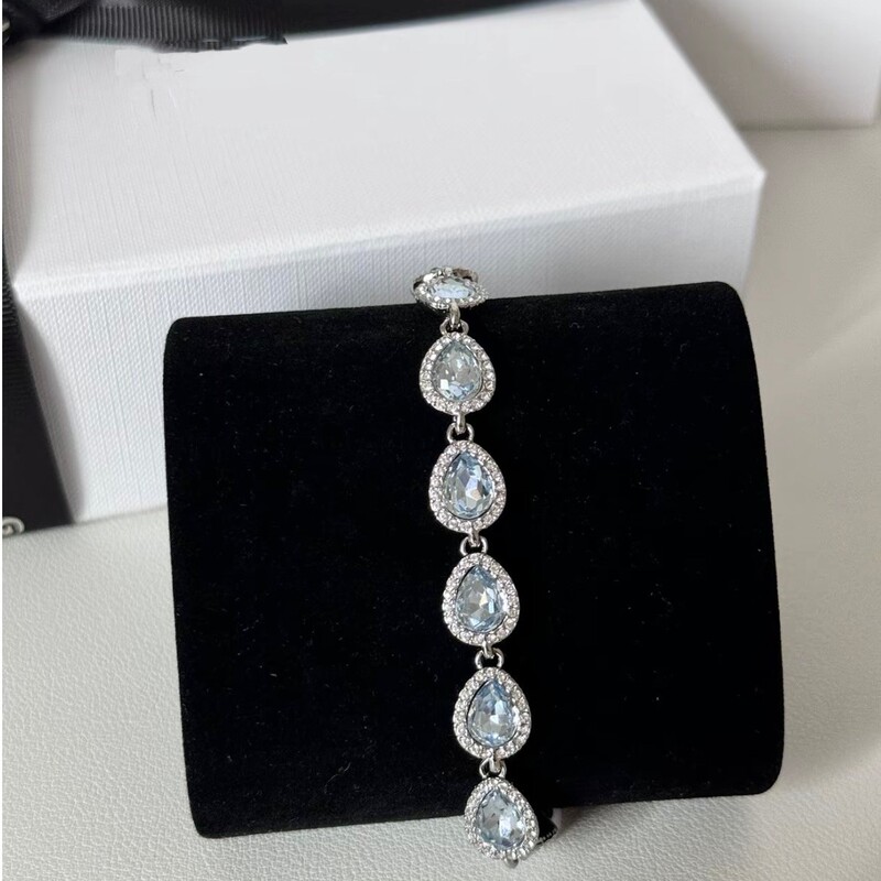 GVC Jijia Heart-shaped Crystal Bracelet High-grade All-match Exquisite Light Luxury Ins Style High-value Fashion,