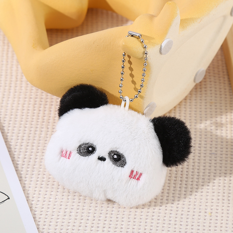 Oso de peluche dibujos animados Panda broche lindo muñeca Rana conejo bolsa colgante DIY accesorios ropa