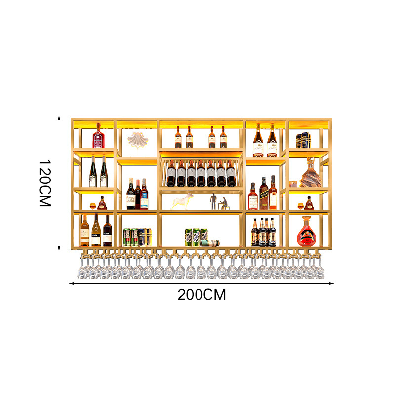 램프가있는 골든 200*20*120