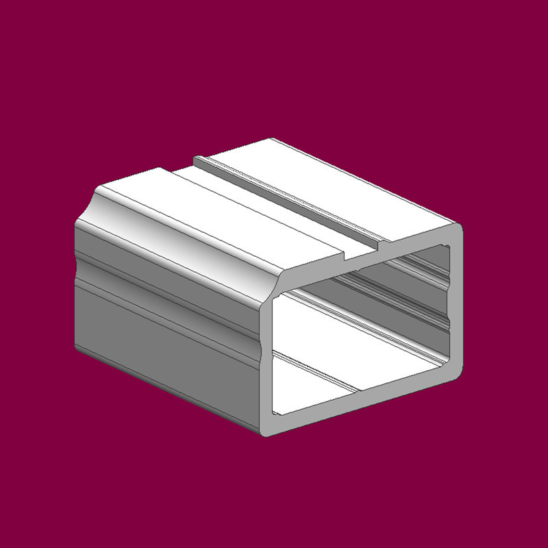 供应6063挤压精切支架铝材 90x60mm方形铝合金 昱铝6063加工铝材