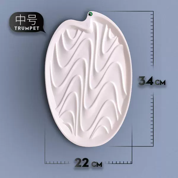 Nano wave -shaped color disc