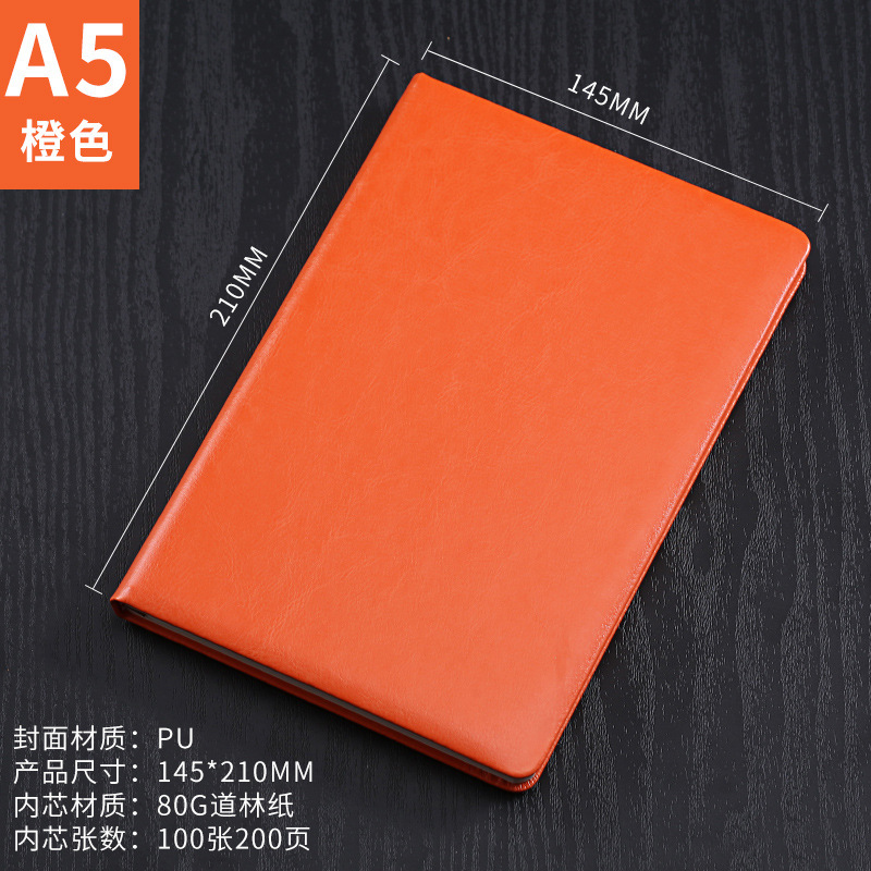 Pu レザーノートブックカスタマイズされた a5 ビジネスオフィスメモ帳学生シンプルな日記手書きノートブック卸売|undefined