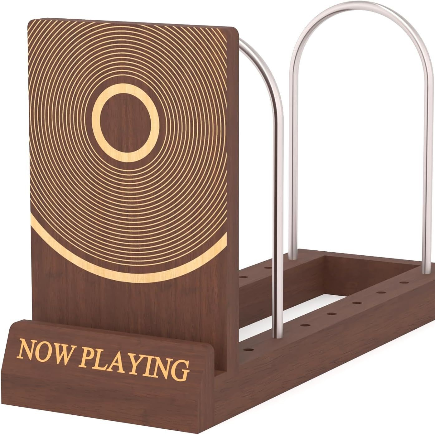 木制黑胶唱片架桌面立式杂志海报专辑收纳架CD唱片文件整理底座