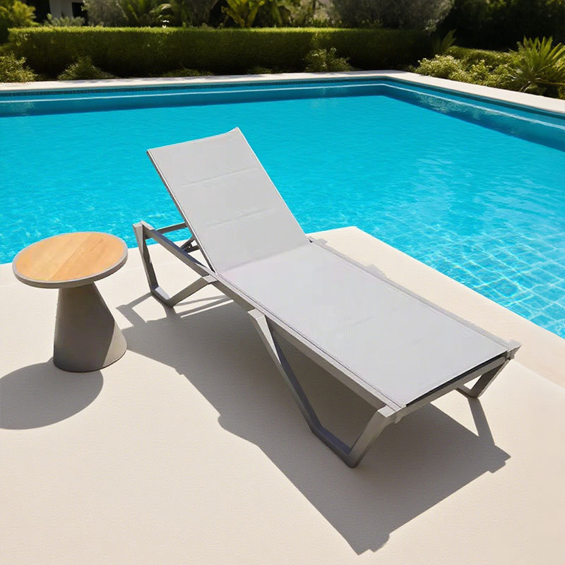 Piscina al aire libre Hotel Residencial piscina ocio sillón impermeable patio al aire libre frente al mar silla de playa al por mayor