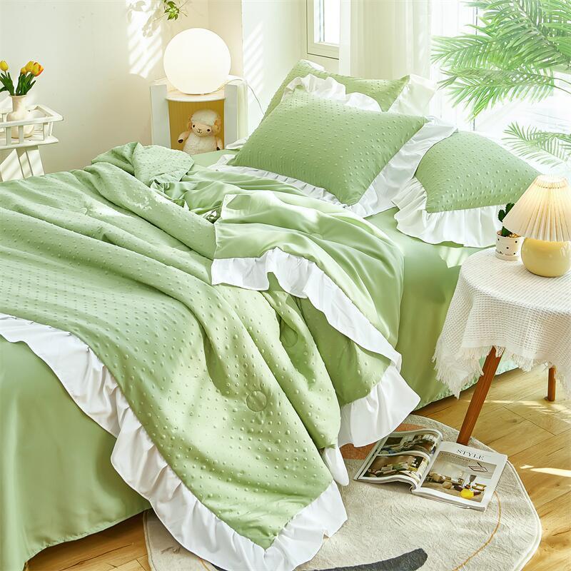 버블 여름 퀼트-그린