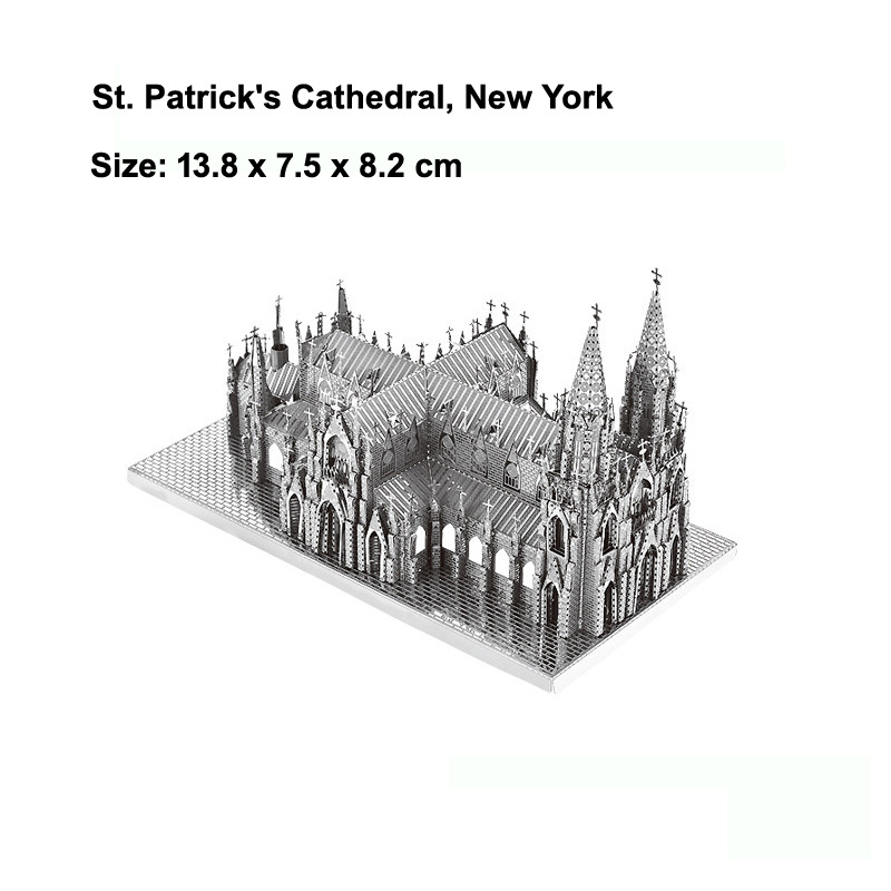 Aipin 3D metal 3D puzzle Building series Notre Dame de Paris belleza durmiente Castillo asamblea modelo regalo cumpleaños