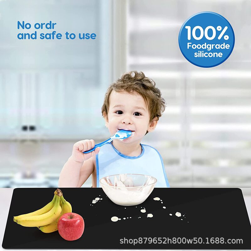 工場食品グレードのシリコーンガスケット防水キャビネットマット家庭用子供用テーブルマット肥厚耐油まな板マットプレースマット|undefined