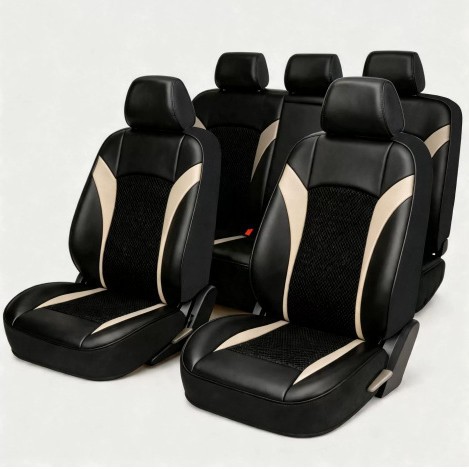 New cross-border car seat cushion, single-person car seat cushion, leather breathable cushion, European and Middle Eastern car seat cushion