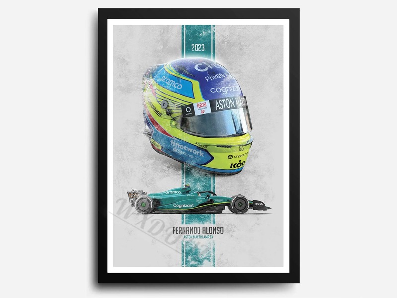 爆火F1レーシングチーム芸術流行ポスターメーカー卸売り来図印刷ポスタークロスボーダー電気商速売通|undefined
